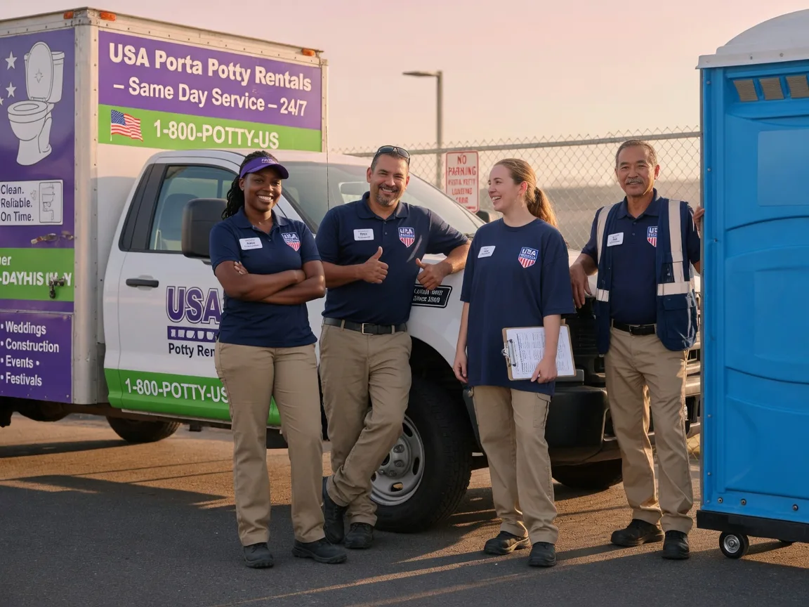 Porta Potty Rental company in Leasburg, NC